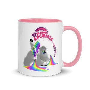 Taza con diseño El último arcoíris es siempre el que te sienta fatal.